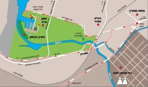 מפת הגעה, רשות נחל הקישון