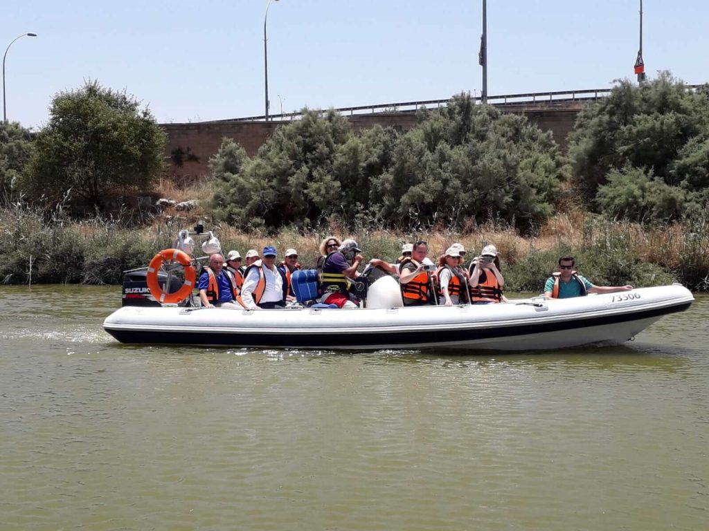 פארקים בחיפה ביקור יו"ר וחברי הוועדה הגיאוגרפית בקישון